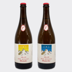 Pack Duo Bières Blonde ou Blanche de L'Étoile des Alpes