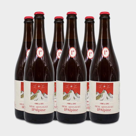 Pack 6 bières IPA artisanales 75cl de L'Étoile des Alpes