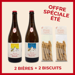 Bières et biscuits de L'Étoile des Alpes - Offre spéciale Été