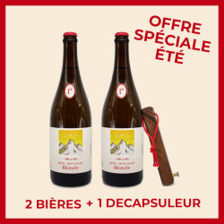 Offre Spéciale 2 bières et un décapsuleur exclusif L'Étoile des Alpes