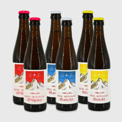 Pack de 6 bières 33 cl de L'Étoile des Alpes